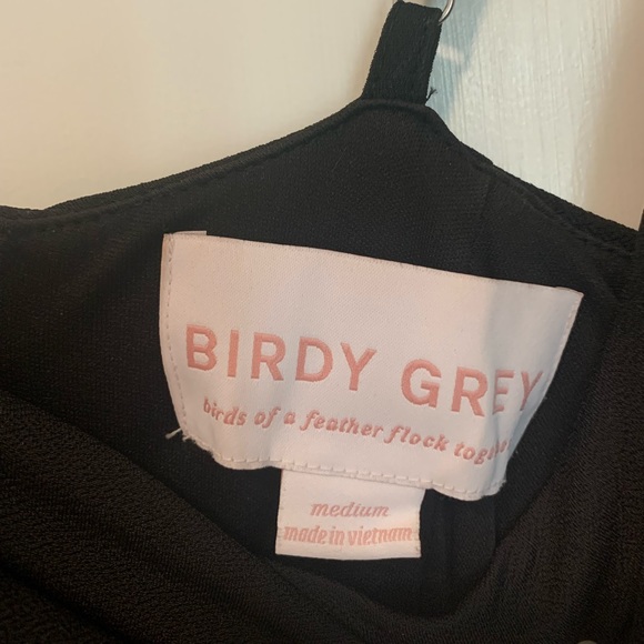 Ash Crepe Dress Birdy Grey in Black - Picture 5 of 5